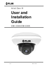 Preview for 1 page of FLIR CM-3304 User And Installation Manual