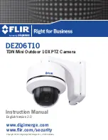 FLIR DEZ06T10 Instruction Manual preview