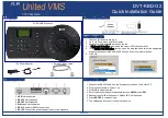 Preview for 1 page of FLIR DVT-KBD-G2 Quick Installation Manual