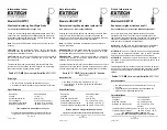 Предварительный просмотр 1 страницы FLIR EXTECH HDV-WTX1 Informational Sheet