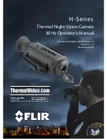 FLIR FLIR H Series Operator'S Manual preview