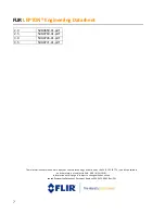 Предварительный просмотр 7 страницы FLIR Lepton 1.5 Engineering Data Sheet