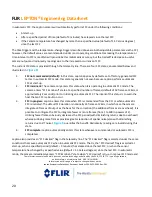 Предварительный просмотр 20 страницы FLIR Lepton 1.5 Engineering Data Sheet