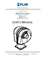 Предварительный просмотр 1 страницы FLIR PTU-D100 E Series User Manual