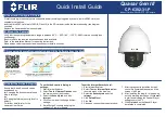 FLIR Quasar CP-6302-31-P Quick Install Manual предпросмотр