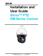 Предварительный просмотр 1 страницы FLIR Saros DM Series Installation And User Manual