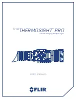 FLIR Thermosight PRO User Manual preview