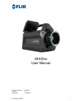 FLIR X8400sc User Manual preview