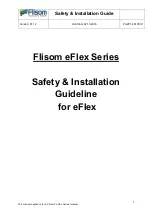 Предварительный просмотр 1 страницы Flisom eFlex 2x1 Safety And Installation Manual