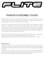 Preview for 1 page of Flite PHASER II Assembly Manual