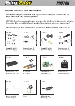 Preview for 9 page of FliteZone PROTON 15035 Manual