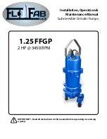 Flo Fab 1.25FFGP Series Installation, Operation & Maintenance Manual preview