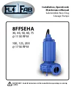 Flo Fab 8FFSEHA Series Installation, Operation & Maintenance Manual preview