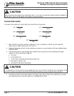 Предварительный просмотр 6 страницы Flo-tech Flo-Check USB Installation & Programming Instructions