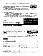 Preview for 2 page of Floe CARGO MAX XRT 8-57 Owner'S Manual