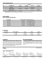 Предварительный просмотр 4 страницы FLOJET 2100-12 Specifications