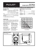 Preview for 1 page of FLOJET G-57 Series Installation & Operation Instructions