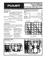 Preview for 1 page of FLOJET G257 Series Installation & Operation