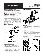 FLOJET G56 Installation предпросмотр