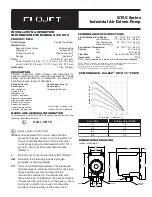 Preview for 1 page of FLOJET G70C Series Installation & Operation Information