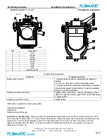 Предварительный просмотр 2 страницы Flomatic Maxiair Installation Instructions