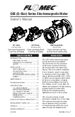 Предварительный просмотр 1 страницы Flomec QSE Series Owner'S Manual