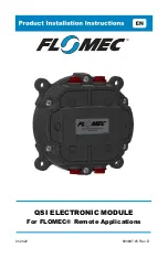 Preview for 1 page of Flomec QSI1 Products Installation Instructions