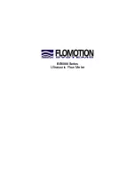 Flomotion Systems be6000 series Installation And Operation Manual preview