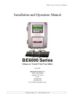 Предварительный просмотр 3 страницы Flomotion Systems be6000 series Installation And Operation Manual