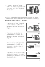 Preview for 9 page of Floormaster CORDED ECO VAC F19 Instruction Manual