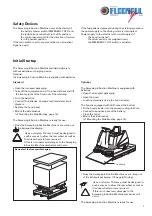 Предварительный просмотр 7 страницы Floorpul Twin Top Series Operating Instructions Manual