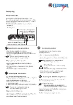 Предварительный просмотр 9 страницы Floorpul Twin Top Series Operating Instructions Manual