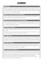 Preview for 4 page of Floorwash FB25 Manual Of Use And Maintenance