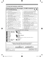 Preview for 22 page of Flora Best FGP 1000 A1 Operation And Safety Notes