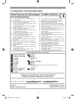 Preview for 31 page of Flora Best FGP 1000 A1 Operation And Safety Notes