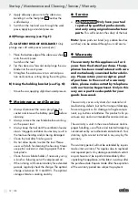 Preview for 12 page of FLORABEST 109793 Operation And Safety Notes