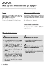 Preview for 30 page of FLORABEST 1226L7 Assembly And Operating Instructions Manual