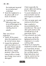 Предварительный просмотр 15 страницы FLORABEST 270704 Translation Of Original Operation Manual