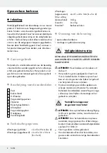 Preview for 8 page of FLORABEST 280652 Assembly, Operating And Safety Instructions