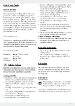 Предварительный просмотр 5 страницы FLORABEST 281135 Operation And Safety Notes