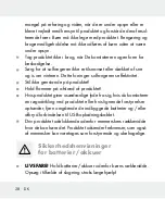 Предварительный просмотр 28 страницы FLORABEST 291857 Operation And Safety Notes