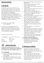 Предварительный просмотр 5 страницы FLORABEST 295736 Operation And Safety Notes