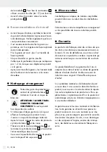 Предварительный просмотр 10 страницы FLORABEST 311026 Operation And Safety Notes