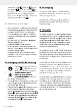 Предварительный просмотр 14 страницы FLORABEST 311026 Operation And Safety Notes