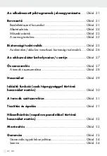 Preview for 20 page of FLORABEST 360594 2007 Assembly, Operating And Safety Instructions