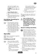 Preview for 61 page of FLORABEST 79247 Translation Of Original Operation Manual