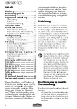 Preview for 4 page of FLORABEST 93500 Translation Of Original Operation Manual