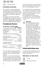 Preview for 6 page of FLORABEST 93500 Translation Of Original Operation Manual