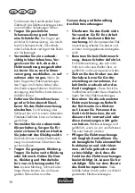 Предварительный просмотр 10 страницы FLORABEST 93501 Translation Of Original Operation Manual