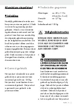 Preview for 11 page of FLORABEST ALUMINIUM STACKING CHAIR HG04388A Operation And Safety Notes